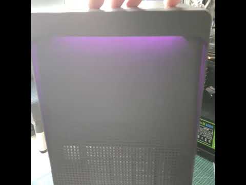 [마이크로닉스] WIZMAX 오로라 [미니타워] [블랙] 케이스 RGB 조명 작동 영상