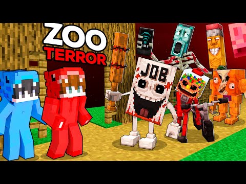 Construí un ZOO de BRAINROTS TERRORÍFICOS en Minecraft!