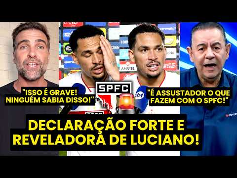 INACREDITÁVEL! “ISSO que o LUCIANO FALOU É GRAVE, cara! ELE REVELOU que…” | SÃO PAULO ELIMINADO!