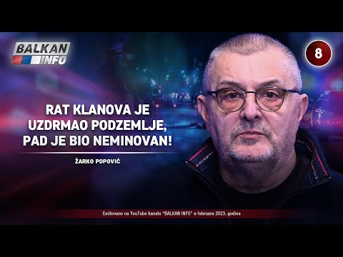 INTERVJU: Žarko Popović - Rat klanova je uzdrmao podzemlje, njihov pad je bio neminovan! (6.2.2023)
