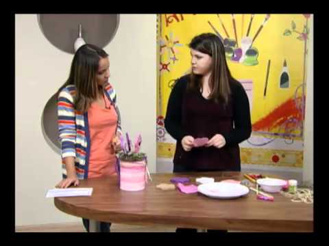 Mulher.com 26/08/2011 - Arranjo de flor