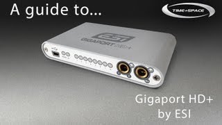 Video thumbnail for ESI Gigaport HD+ USB Audio Interface for Digital DJs by Time+Space