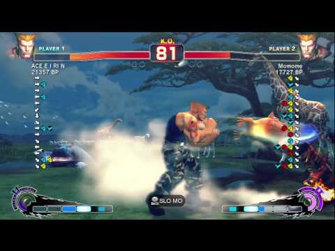 ACE・EIRIN [Guile] vs Momome [Guile] SSF4 Japanese Online Ranked Matches - Xbox Live