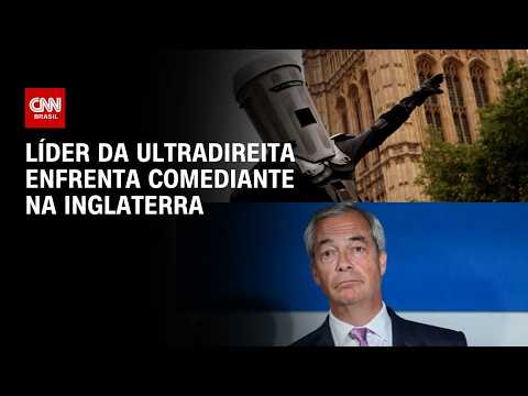 “Cara de Lata de Lixo” ameaça líder da ultradireita em eleições britânicas | CNN NOVO DIA