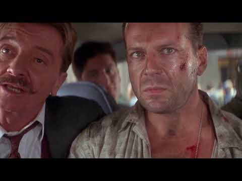 Die Hard 3 1995 John Talks with the FBI scene