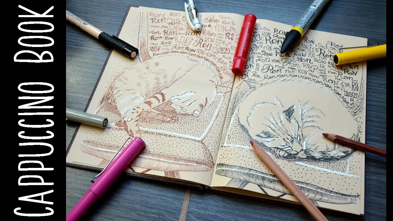 Carnet de croquis : The Cappuccino Book ☕
