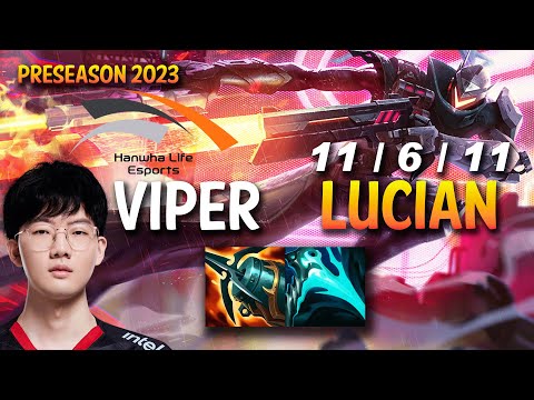 HLE Viper LUCIAN vs ZERI ADC - KR Ranked