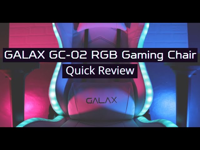 Ghế Chơi Game Galax RGB GC-02 White