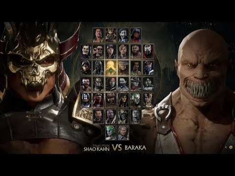 Mortal Kombat 11 Gameplay: Shao Kahn vs Baraka