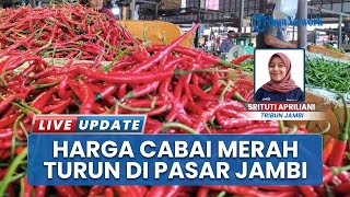 Pedagang Lega, seusai Tahun Baru 2026 Harga Kebutuhan Pokok di Pasar Angso Duo Jambi Stabil