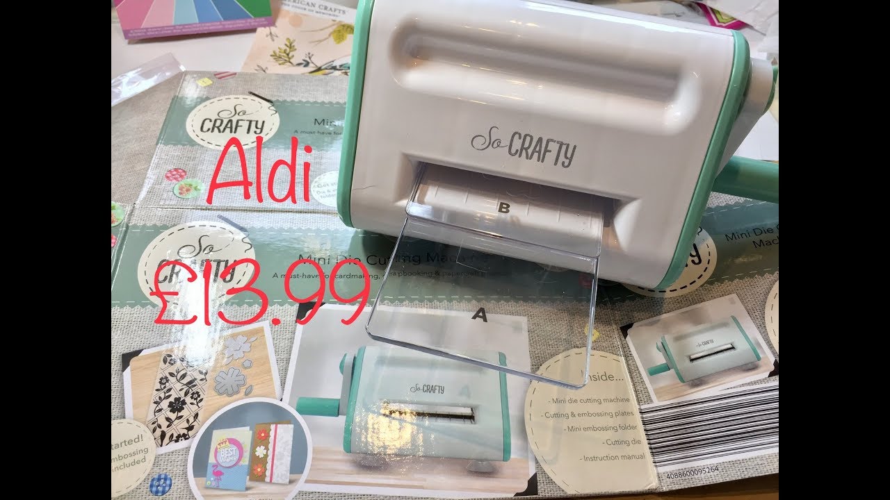 Watch video Aldi die-cutting machine unboxing and review Now Aldi die-cutting machine unboxing and review