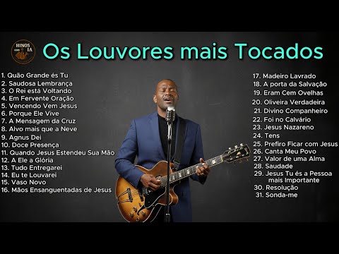 Seleção dos Louvores Mais Tocados | 2 Horas de Louvor e Adoração Reverente | @HinosComIA 2025/2026