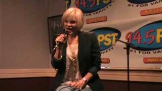 Katharine McPhee performs "Terrified" in the PST Live Lounge