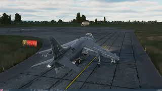 DCS AV-8B Harrier, Sky Warrior Campaign, Mission 11 "Relocation" full one take.