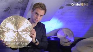 Video thumbnail for CymbalONE | Dream 16" Pang (D70660) by CymbalONE