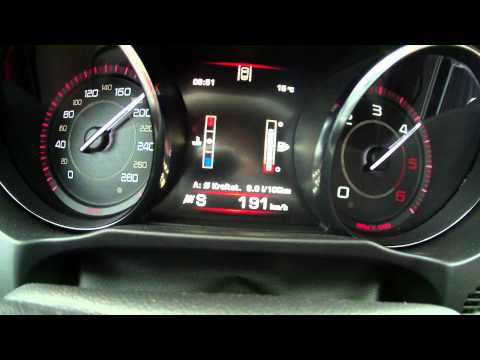 Jaguar XE 20d 2015 - acceleration 0-190 km/h and more dynamic tests