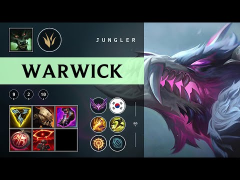 Warwick Jungle vs Qiyana - KR Master Patch 25.24
