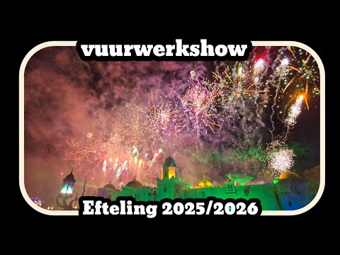 Vuurwerkshow oud en nieuw 2025/2026 [Efteling 2026]