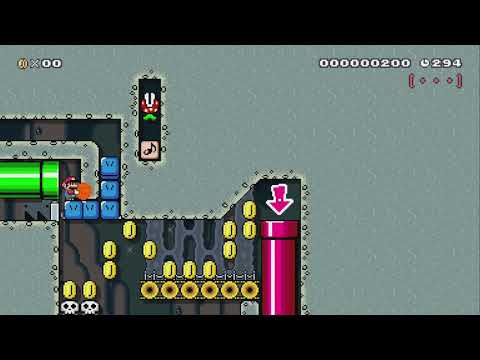 4 seconds per room -helledition- by Basko - Super Mario Maker 2 - No Commentary 1by
