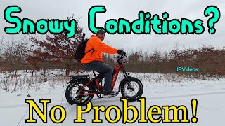 WINTER ADVENTURES are Possible With This... Lacros Cyclone Ebike