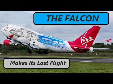 Virgin Atlantic Boeing 747 Makes its Last Flight before the Graveyard 🛫 The Falcon