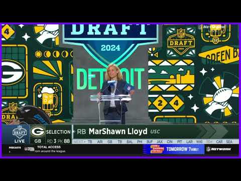 The Green Bay Packers have drafted USC RB Marshawn Lloyd