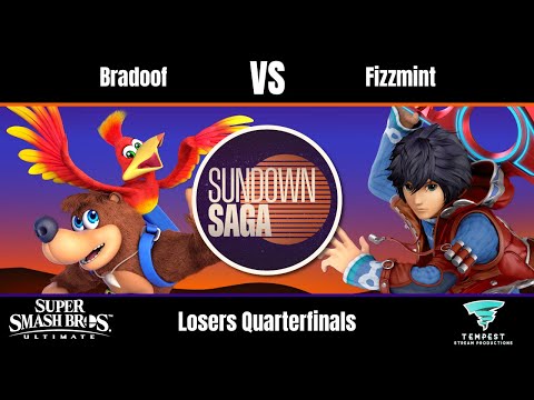 Bradoof (Banjo & Kazooie) vs Fizzmint (Shulk) - Ultimate Losers Quarterfinals - Sundown Saga 2025