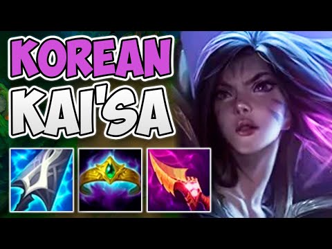 KOREAN CHALLENGER KAI'SA SHOWS HOW TO STOMP AS ADC! | CHALLENGER KAI'SA ADC GAMEPLAY | Patch 11.24