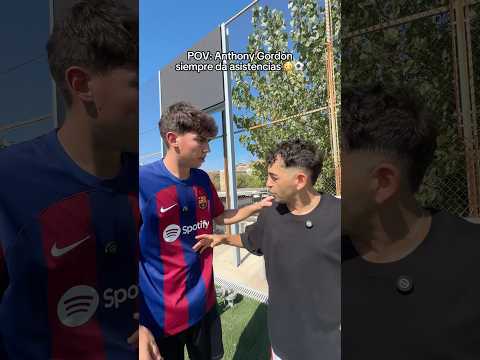 😳 ANTHONY GORDON dando ASISTENCIAS 😂 #futbol #humor