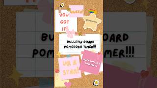 Boost productivity with this cute bulletin board Pomodoro timer!￼⏰✨