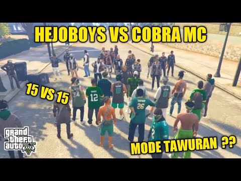 HEJOBOYS VS COBRA MC !! BAKU HANTAM PEREBUTAN WILAYAH ?? - GTA V ROLEPLAY