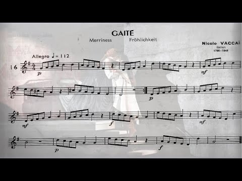 O Trompete Clássico Volume A (FÁCIL) - 16 GAITÉ Nicolo VACCAÍ