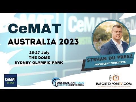 Stehan Du Preez at CEMAT Australia 2023