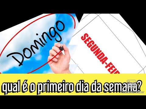Qual é o primeiro dia da semana?