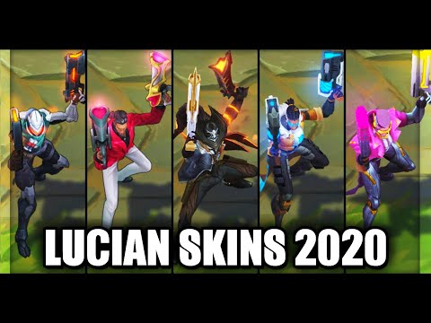 All Lucian Skins Spotlight 2020 (League of Legends)