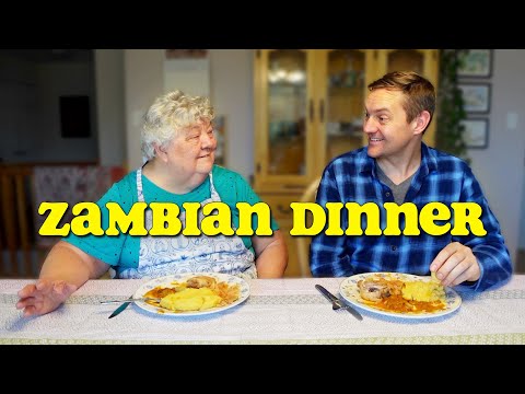 Making a Zambian Dinner with my Mum!