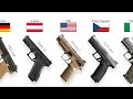 Main Military Pistol Of Each Country