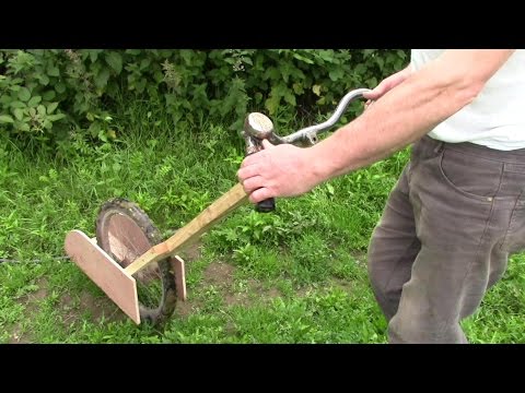 , title : 'Quick Weeding With Homemade Strimmer / Weeder Machine Thingy