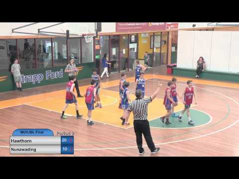 MUVJBL  Regional u14B Grand Final Hawthorn vs. Nunawading  13 September 2015