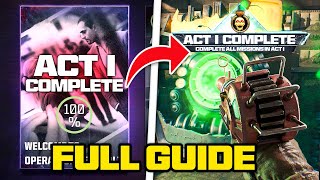 COMPLETE MW3 ZOMBIES ACT 1 GUIDE: ALL 21 MISSIONS FULL WALKTHROUGH