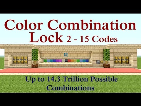 K1 Inc. - Minecraft Tutorial : Color Combination Lock