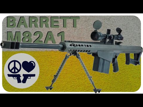 Barrett M82A1 50BMG Anti-Material Rifle Review Video