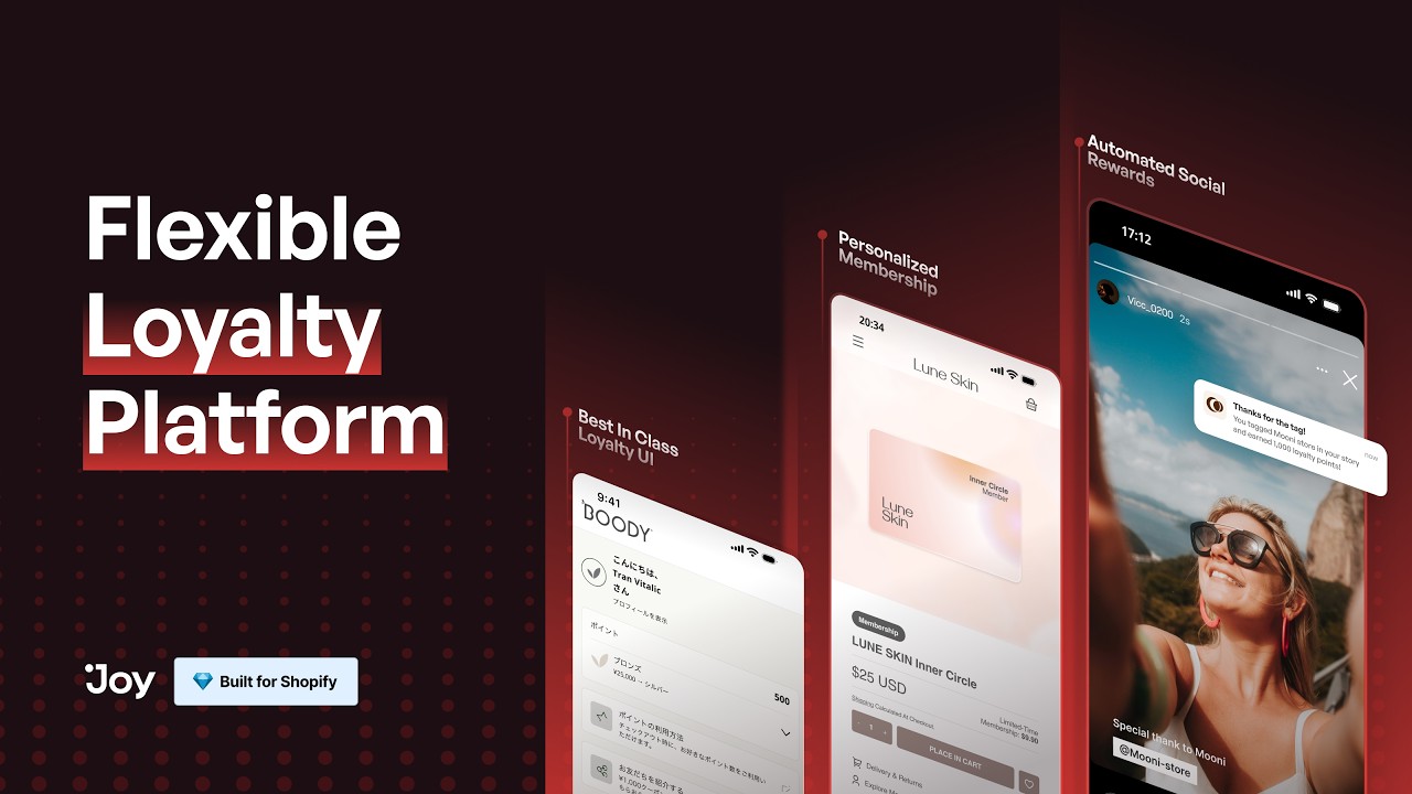 Joy Loyalty Program Rewards Demo