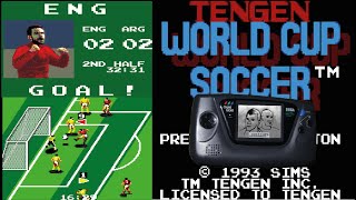World Cup Soccer / Kick & Rush Sega Game Gear - C&M Playthrough