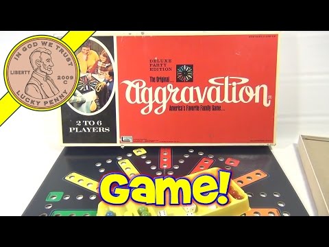 Aggravation Deluxe Party Edition Game No 8321, 1972 Lakeside Games 
