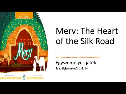Merv - Egyszemélyes játék - Szabályismertető, 1-2. év - Robert SoloPlay