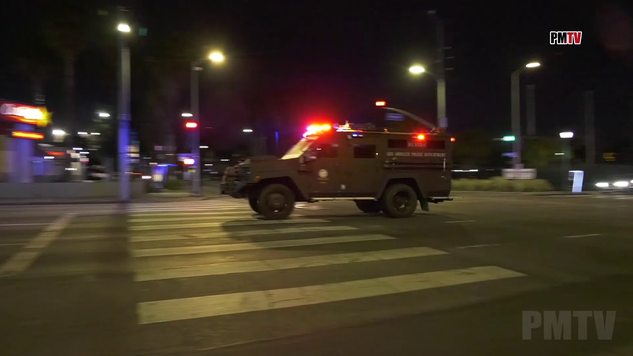 LAPD Swat And Bomb Squad Code 3 | Los Angeles