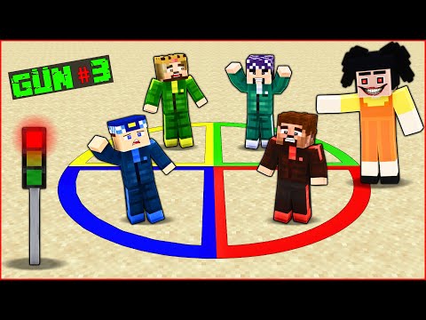 SQUİD GAME DAİRESİNDEN SON ÇIKAN KAZANIR! 😱 - Minecraft