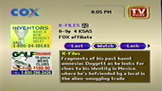 2000s - Cox On-Screen TV Guide (Wichita, Kansas area)