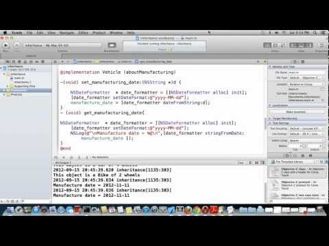 Objective C and MacOSX Programming Tutorial-24: Using The Class NSDate. (English Version)